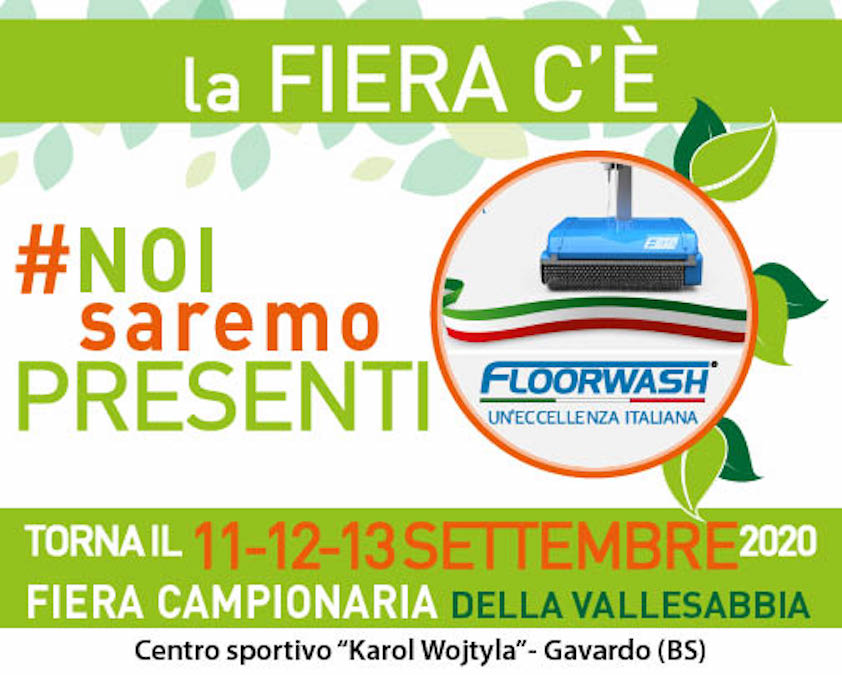 Floorwash alla 64esima edizione della Fiera di Gavardo (BS)