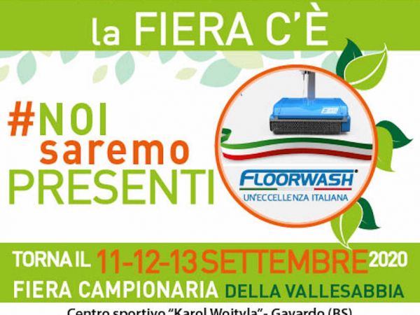 Floorwash alla 64esima edizione della Fiera di Gavardo (BS)