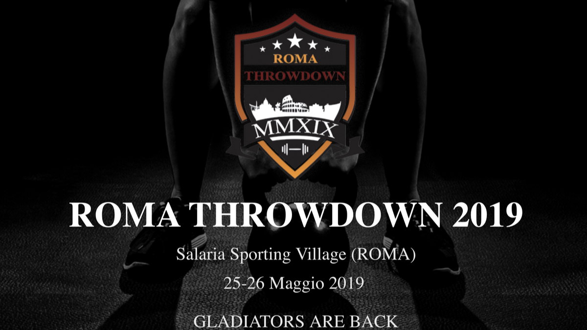 LAVAPAVIMENTI PER PAVIMENTI IN CROSSFIT: ROMA THROW DOWN 2019